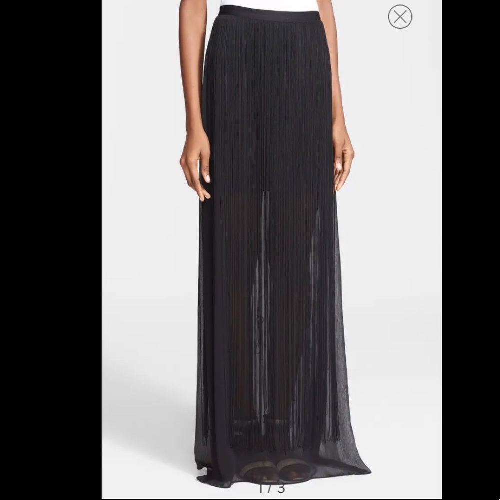 Very Long Alice + Olivia Maxi Skirt for Tall People / Platform Shoes